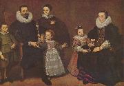 Cornelis de Vos Familienportrat Sweden oil painting artist